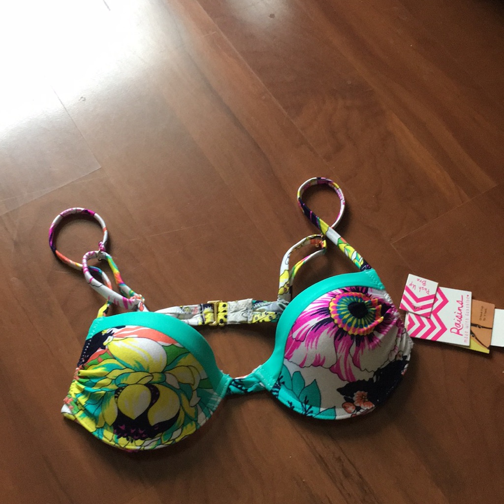 New With Tag. Push Up Bikini Bra. Size S. Raisins